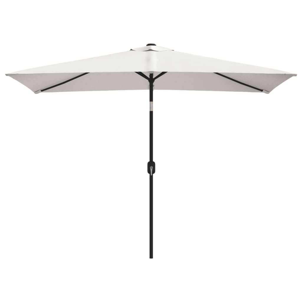 Parasole 200 x 300 cm Bianco Sabbia Rettangolare