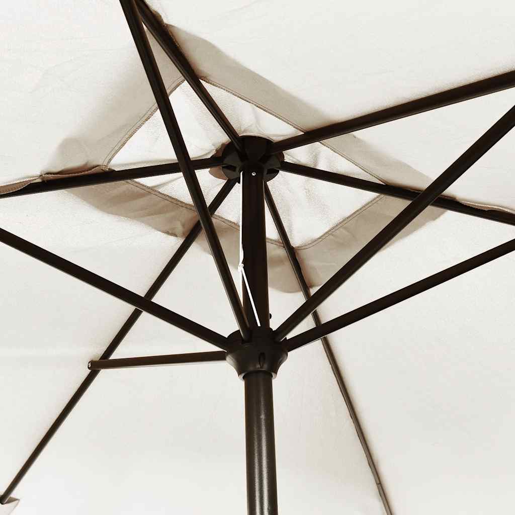 Parasole 200 x 300 cm Bianco Sabbia Rettangolare