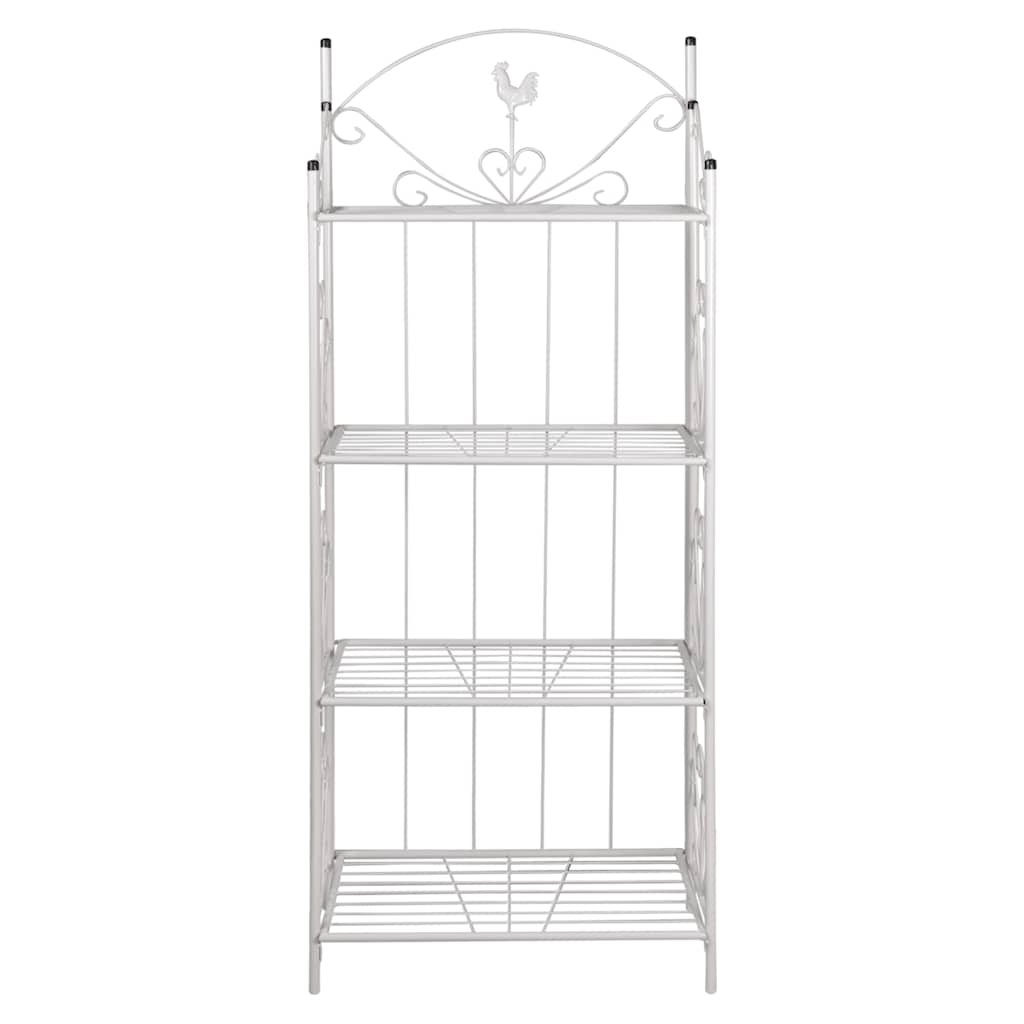 Supporto per Piante Quadrato Bianco