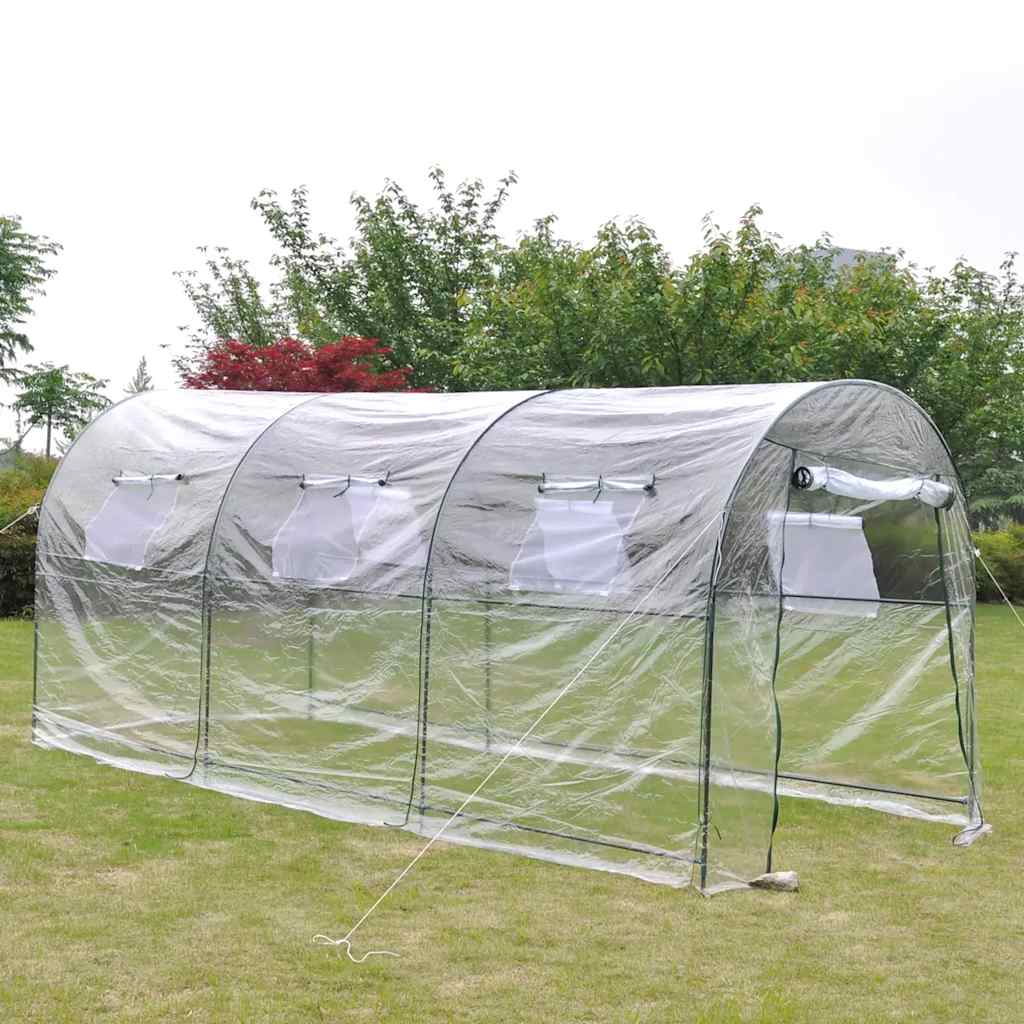 Serra Esterna con Ampia Cabina Portatile per Piante da Giardino