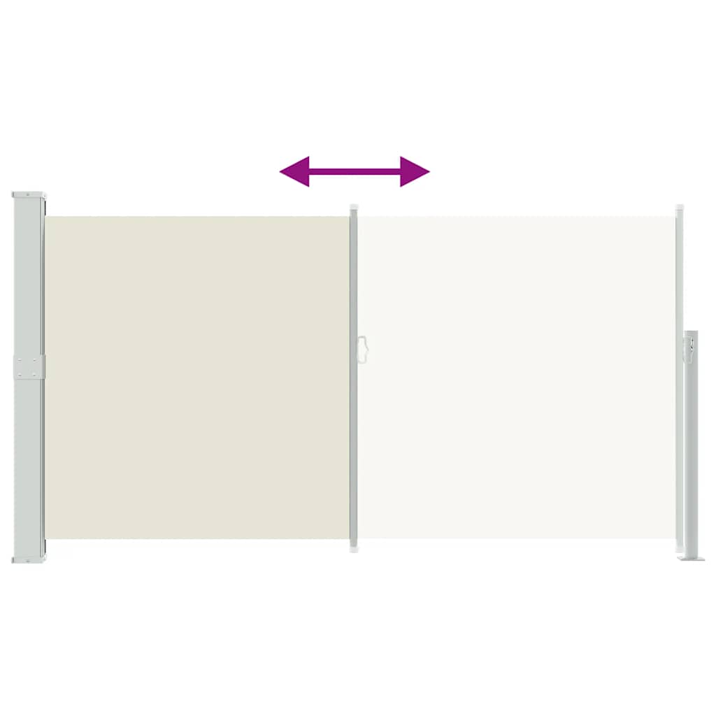 Tendalino Laterale per Patio Terrazzo 160 x 300 cm Crema
