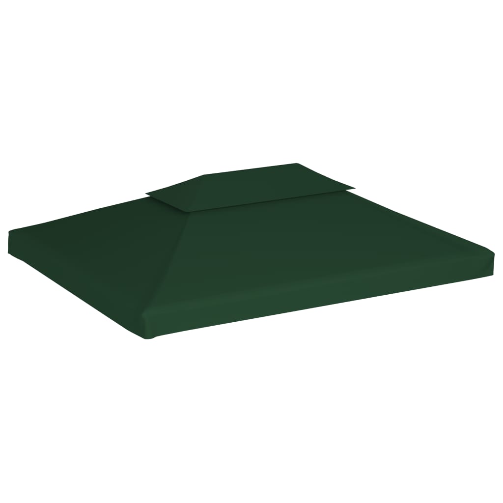 Telo di Ricambio per Gazebo 310g/m² Verde 3x4m