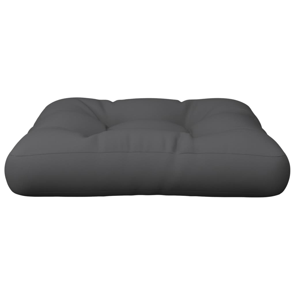 Cuscino per Pallet 50 x 50 x 12 cm Grigio in Tessuto