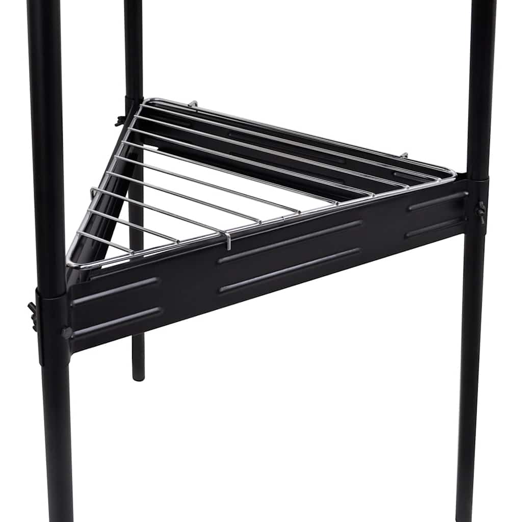 Barbecue elettrico rotondo con supporto BBQ Grill da giardino