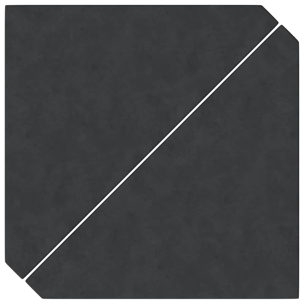 Piastre per Parasole 2 pz in Granito Triangolare 14 kg Nero