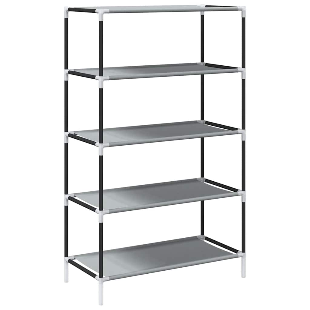 Scarpiera Grigio 60,5x30x97 cm in Tessuto Non Tessuto