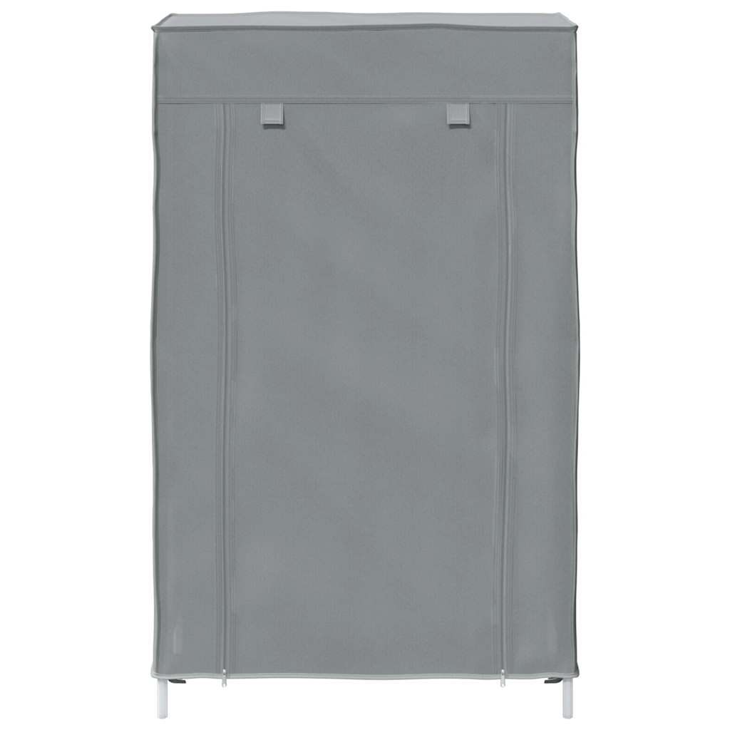 Scarpiera Grigio 60,5x30x97 cm in Tessuto Non Tessuto