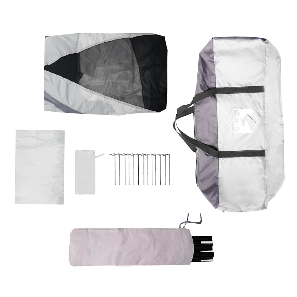 Tenda da piscina con Patta Rimovibile&Pareti in Rete 618x532 cm