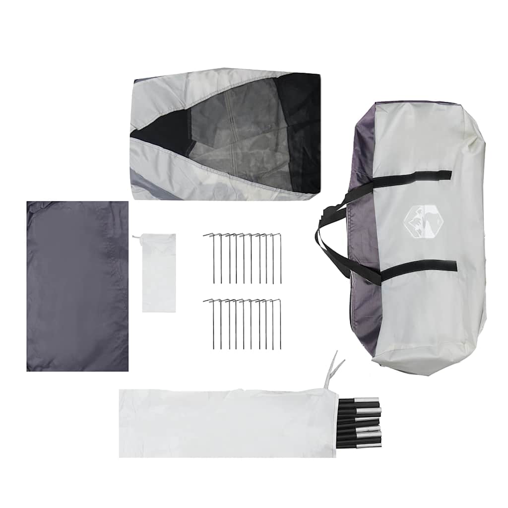 Tenda da piscina con Patta Rimovibile&Pareti in Rete 510x510 cm