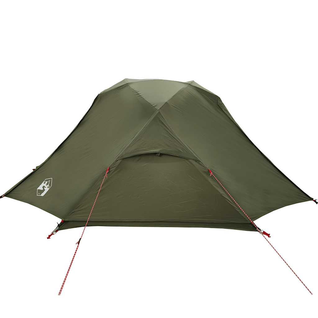 Tenda da Pesca per 3 Persone Verde Oliva Impermeabile