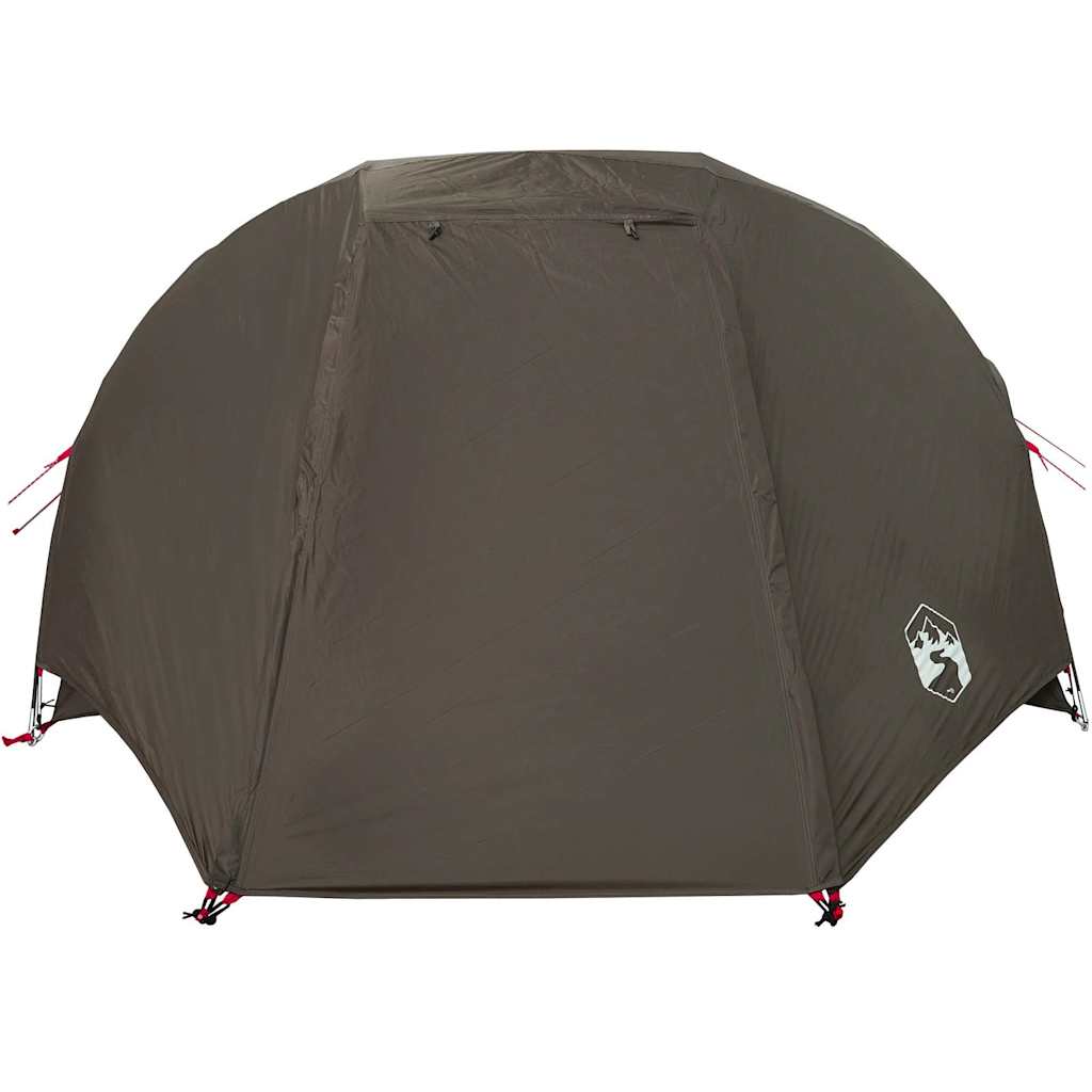 Tenda da Pesca per 5 Persone Marrone Impermeabile