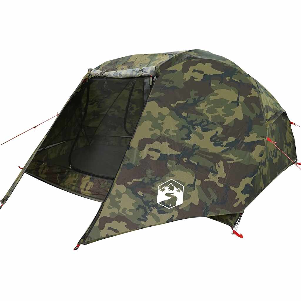 Tenda da Pesca per 5 Persone Mimetica Impermeabile