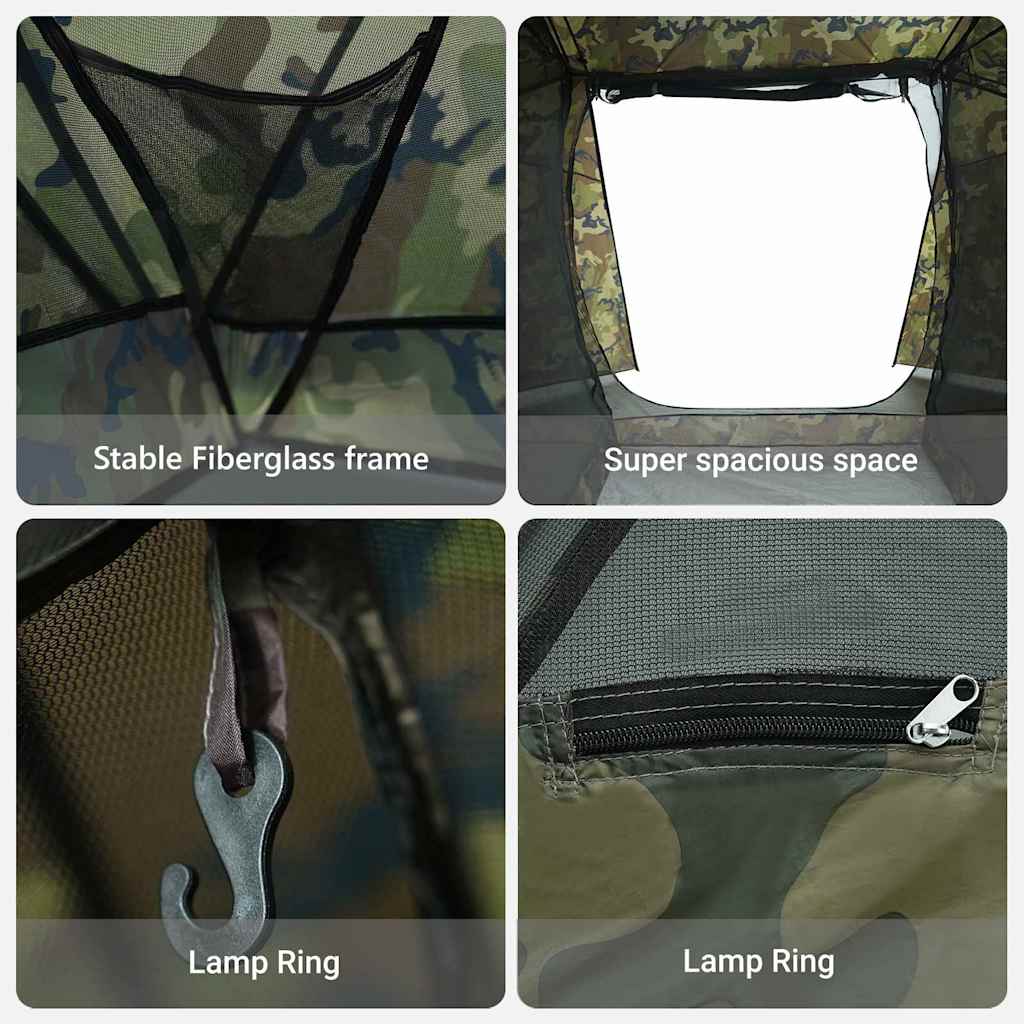 Tenda da pesca 514 x 465 x 187 cm Poliestere e fibra di vetro