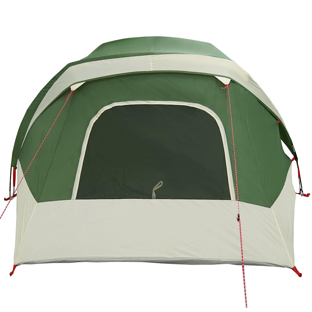 Tenda da Campeggio a Cabina per 4 Persone Verde Impermeabile
