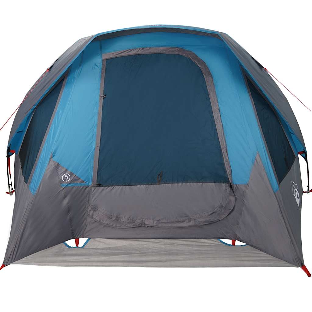Tenda Familiare Cabina per 6 Persone Blu Impermeabile