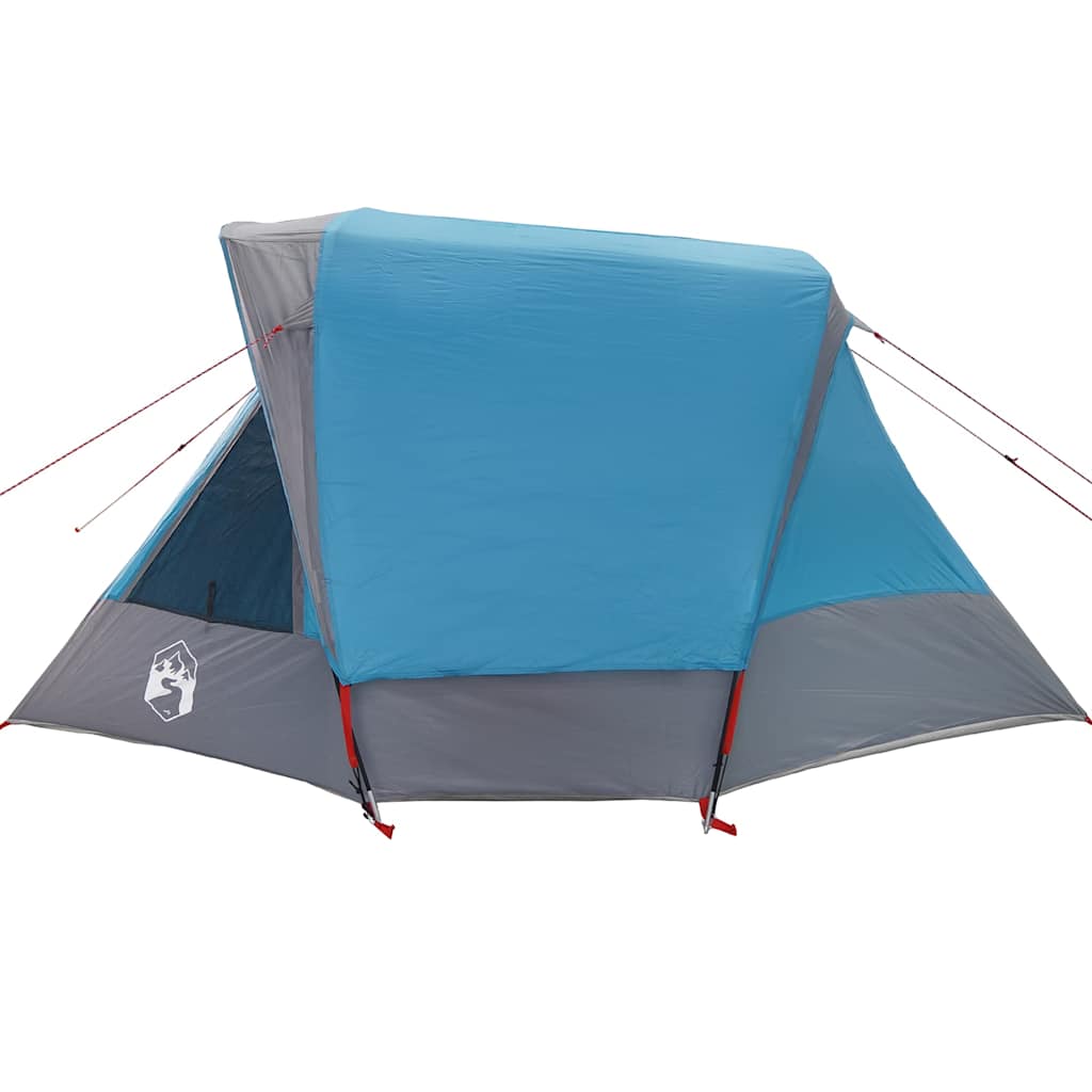 Tenda Familiare Cabina per 6 Persone Blu Impermeabile