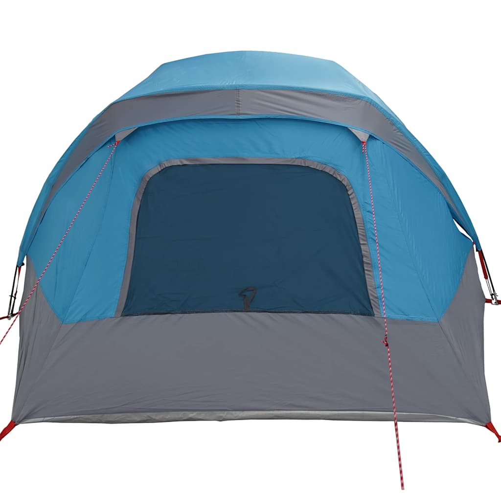 Tenda Familiare Cabina per 6 Persone Blu Impermeabile