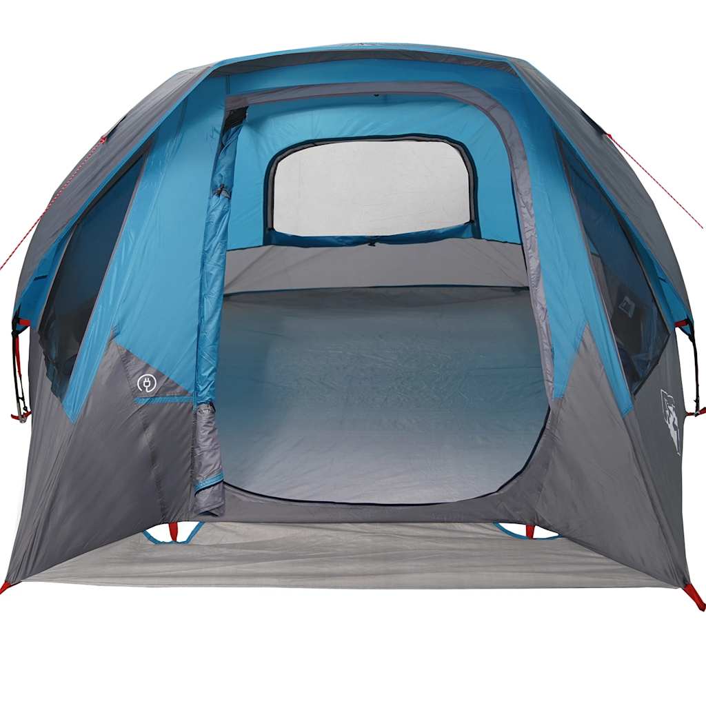 Tenda Familiare Cabina per 6 Persone Blu Impermeabile