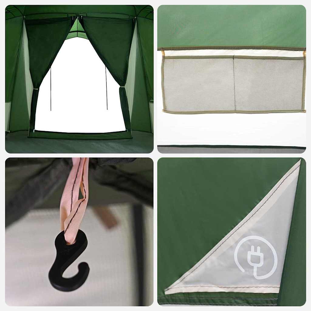 Tenda Familiare 6 persona Verde e Grigio