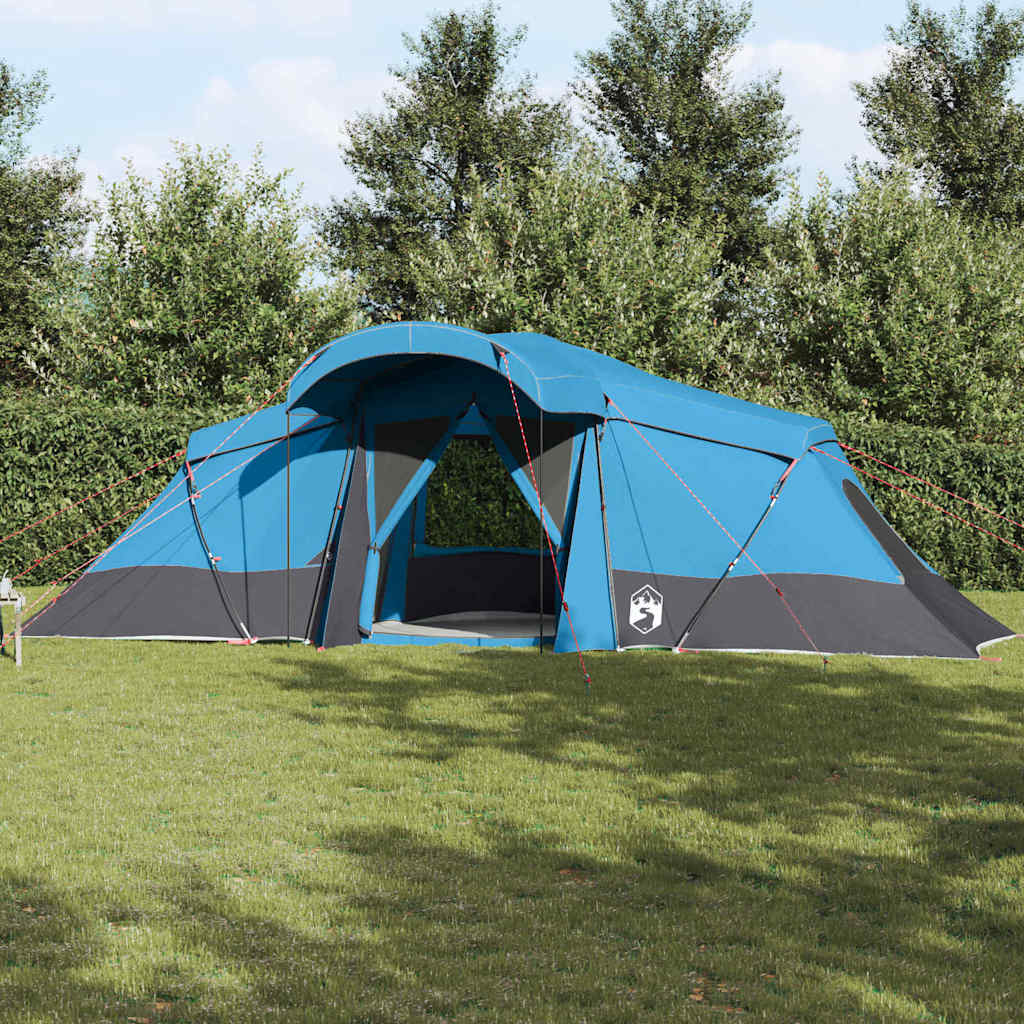 Tenda Familiare 6 persona Blu e Grigio