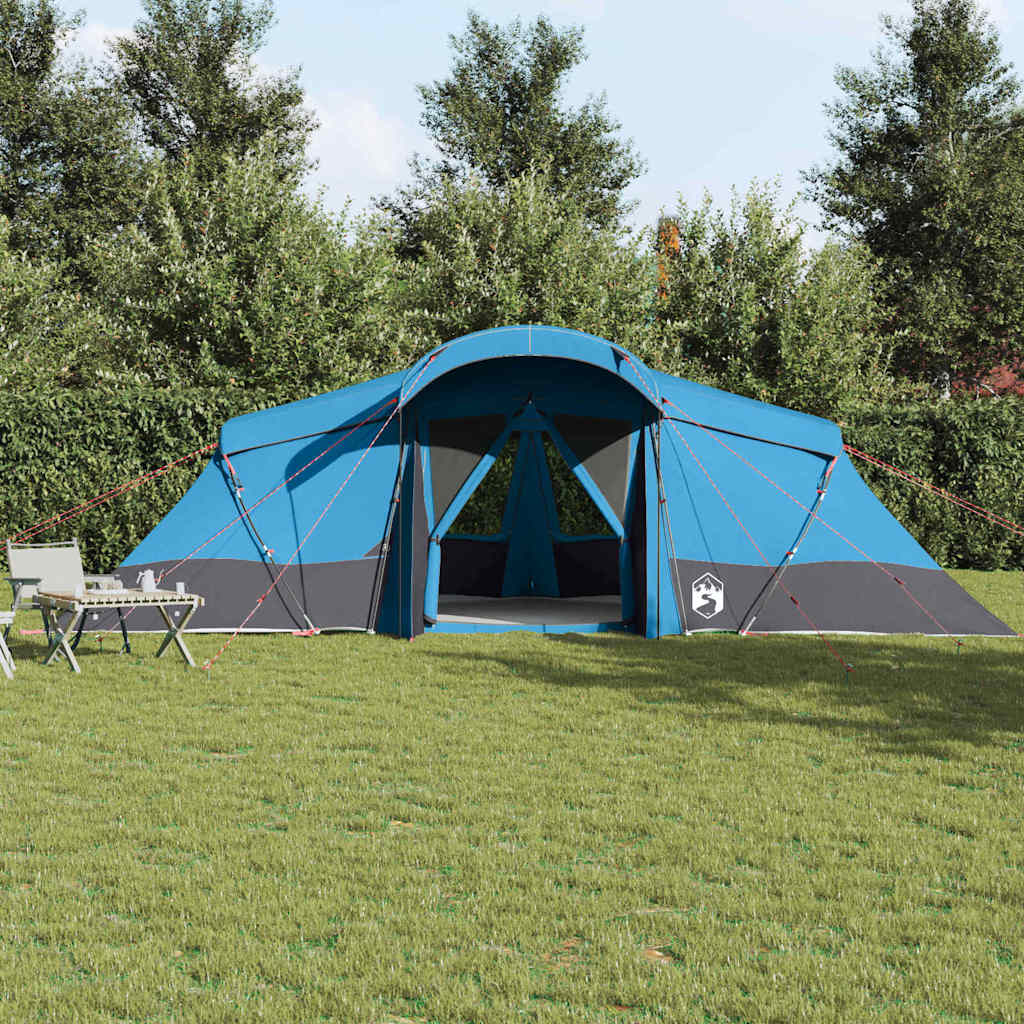 Tenda Familiare 6 persona Blu e Grigio