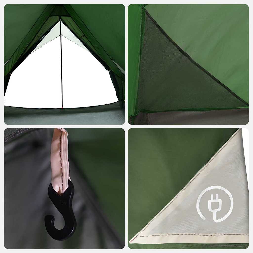Tenda Familiare 256 x 256 x 185 cm Poliestere e fibra di vetro