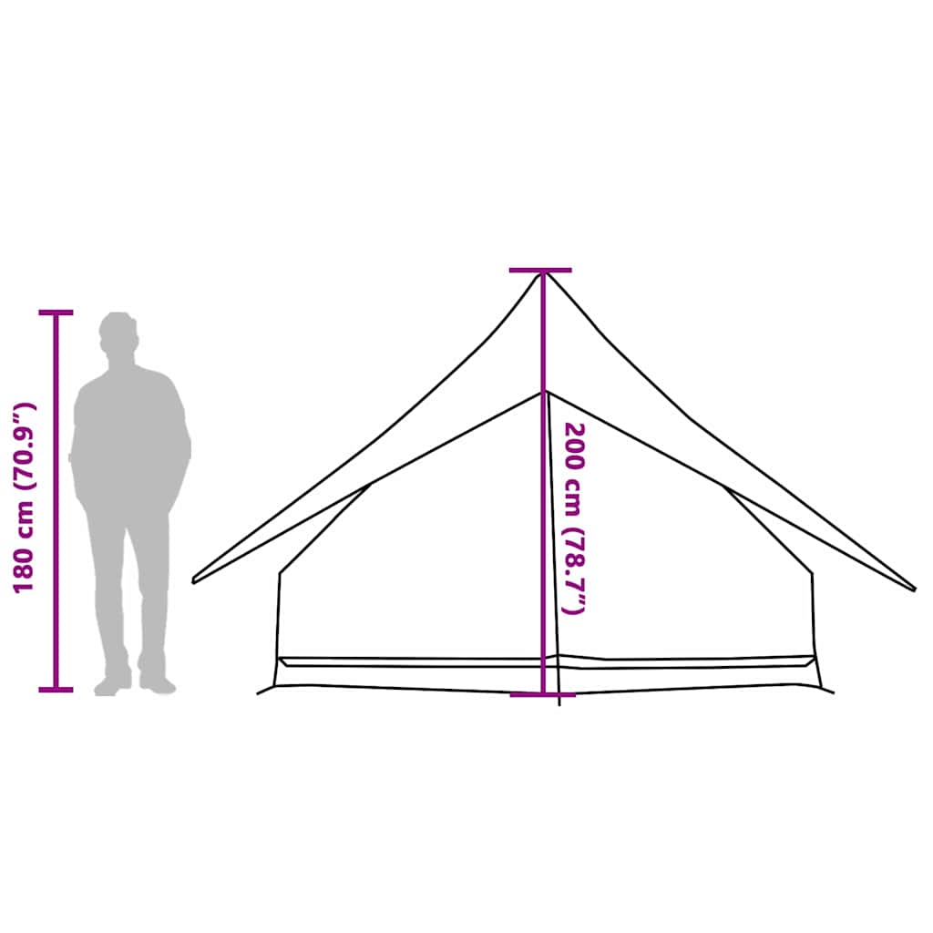 Tenda Familiare 315 x 286 x 200 cm Poliestere e fibra di vetro