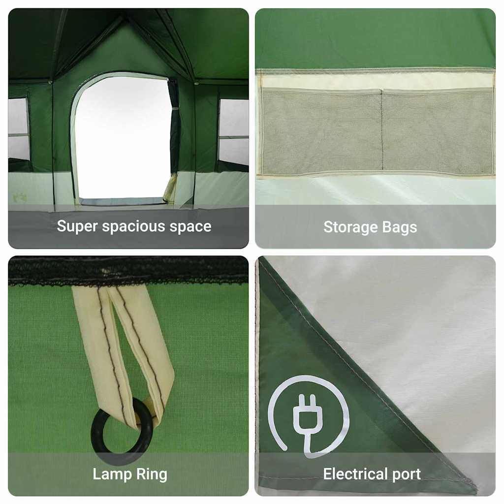 Tenda Familiare 622 x 295 x 238 cm Poliestere e Acciaio