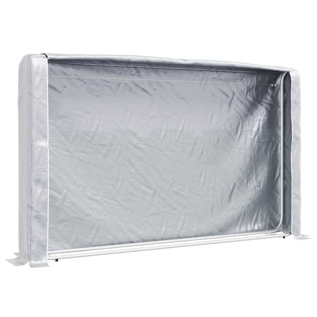 Rastrelliera per Legna con Copertura Antipioggia 150x25x150 cm