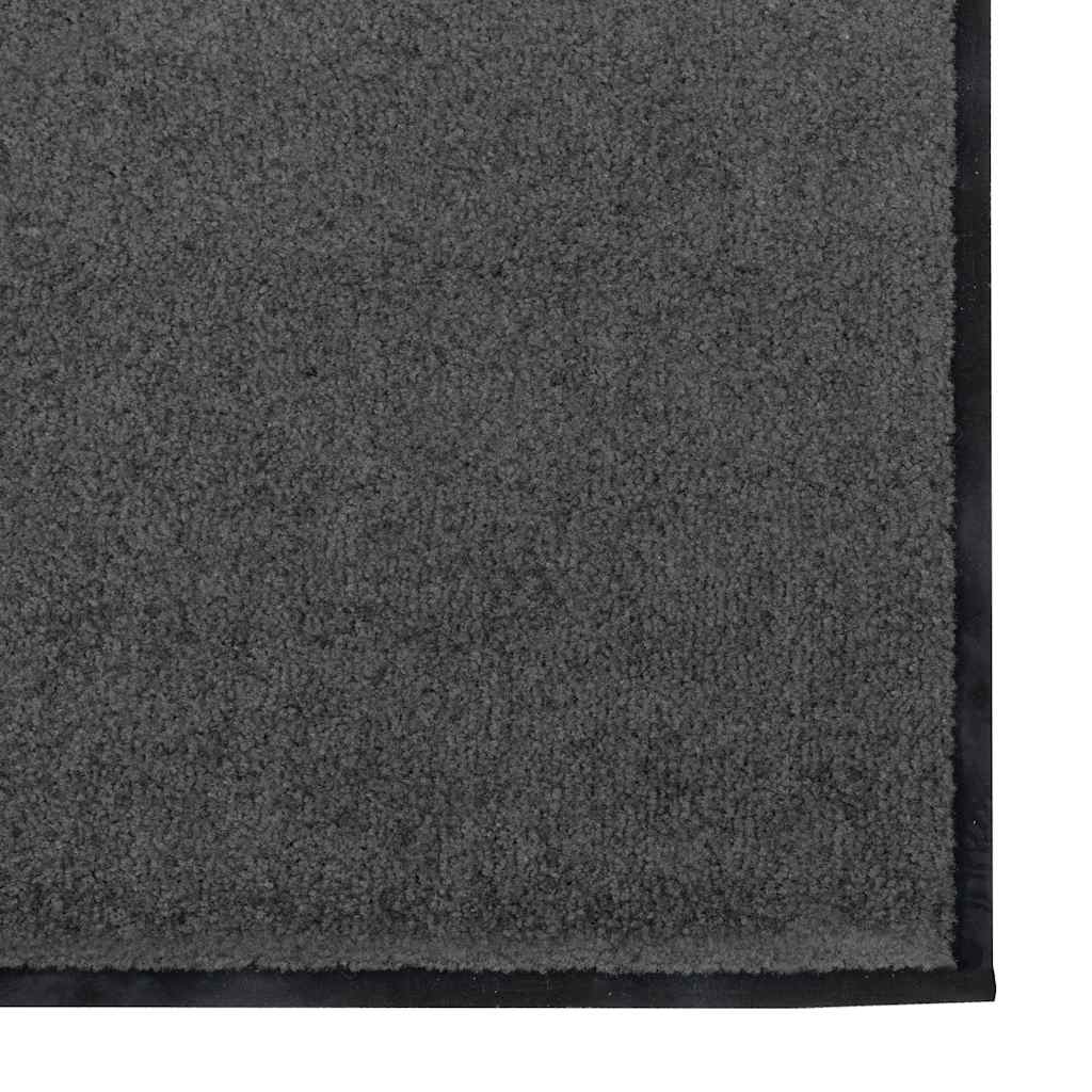 Tappetino Altro Antracite e Nero 120 x 250 cm Poliammide e PVC