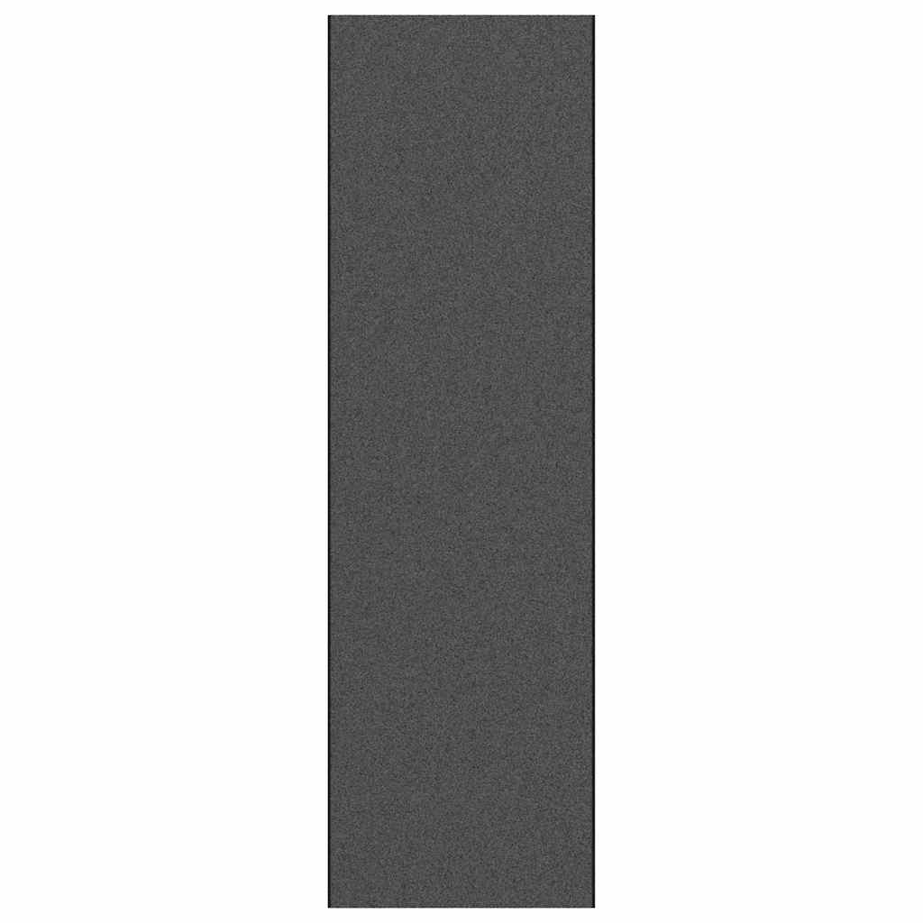 Tappetino Antracite e Nero 120 x 400 cm 100% Poliammide