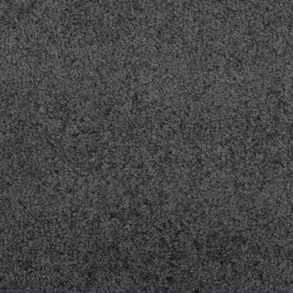 Tappetino Antracite e Nero 120 x 400 cm 100% Poliammide