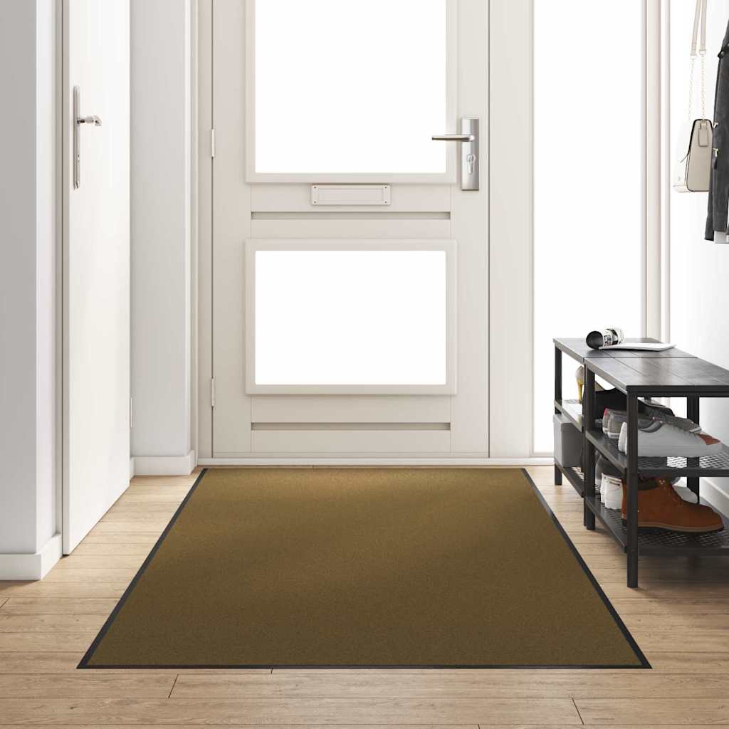 Tappetino Marrone e Nero 120 x 250 cm 100% Poliammide