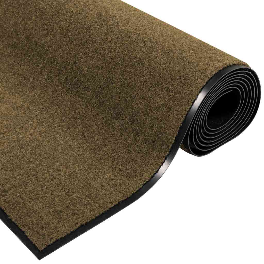 Tappetino Marrone e Nero 120 x 300 cm 100% Poliammide