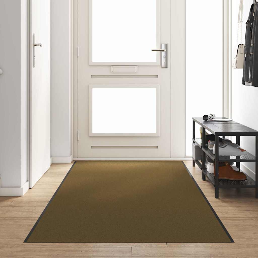 Tappetino Marrone e Nero 120 x 400 cm 100% Poliammide