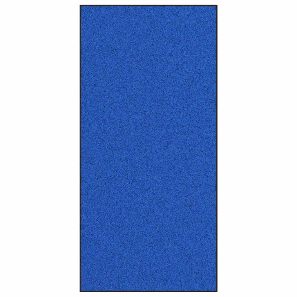 Tappetino Blu e Nero 120 x 250 cm 100% Poliammide
