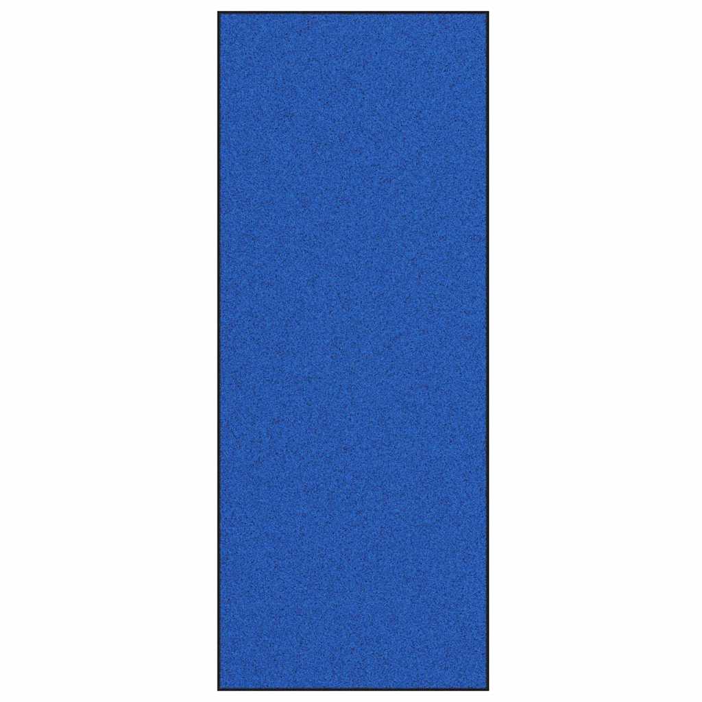 Tappetino Blu e Nero 120 x 300 cm 100% Poliammide