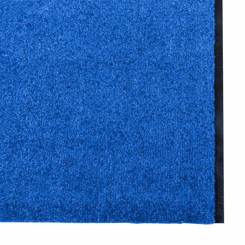 Tappetino Blu e Nero 120 x 400 cm 100% Poliammide