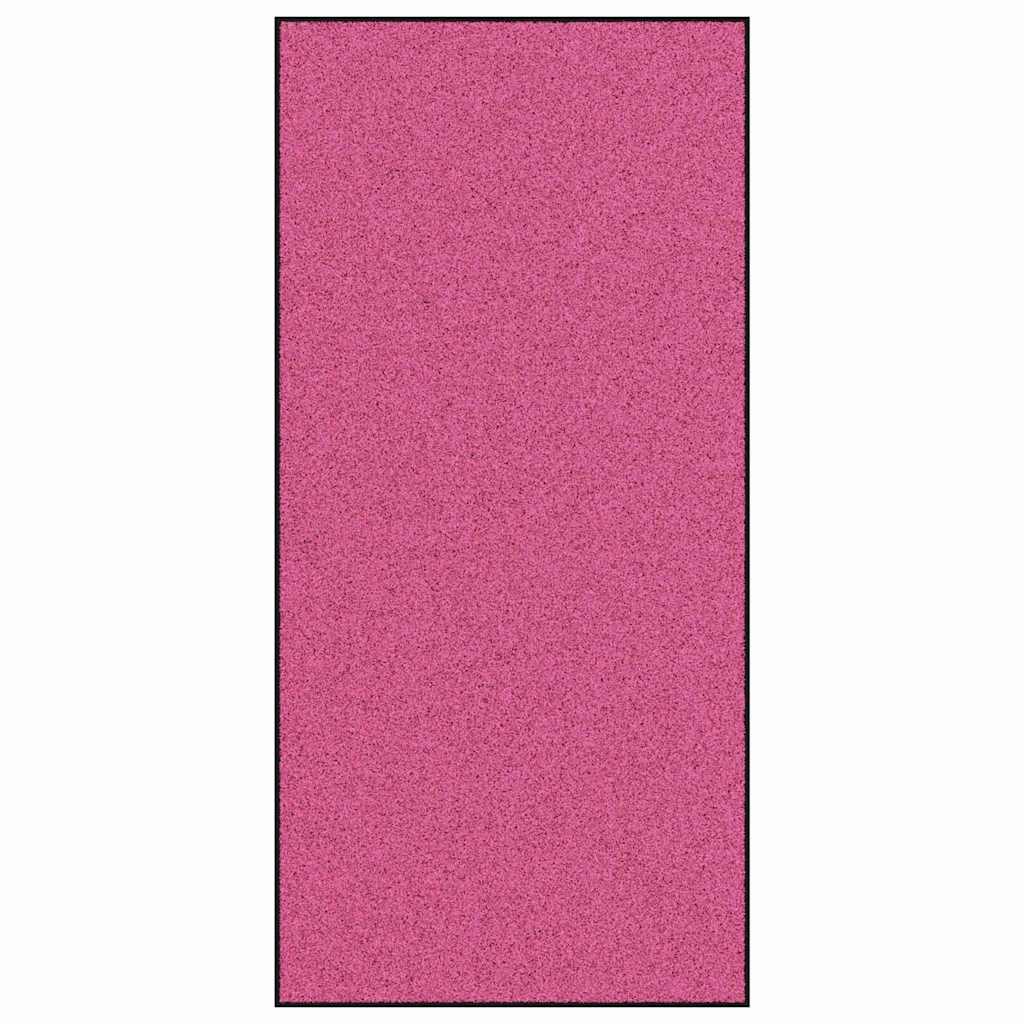 Tappetino Rosa e Nero 120 x 250 cm 100% Poliammide