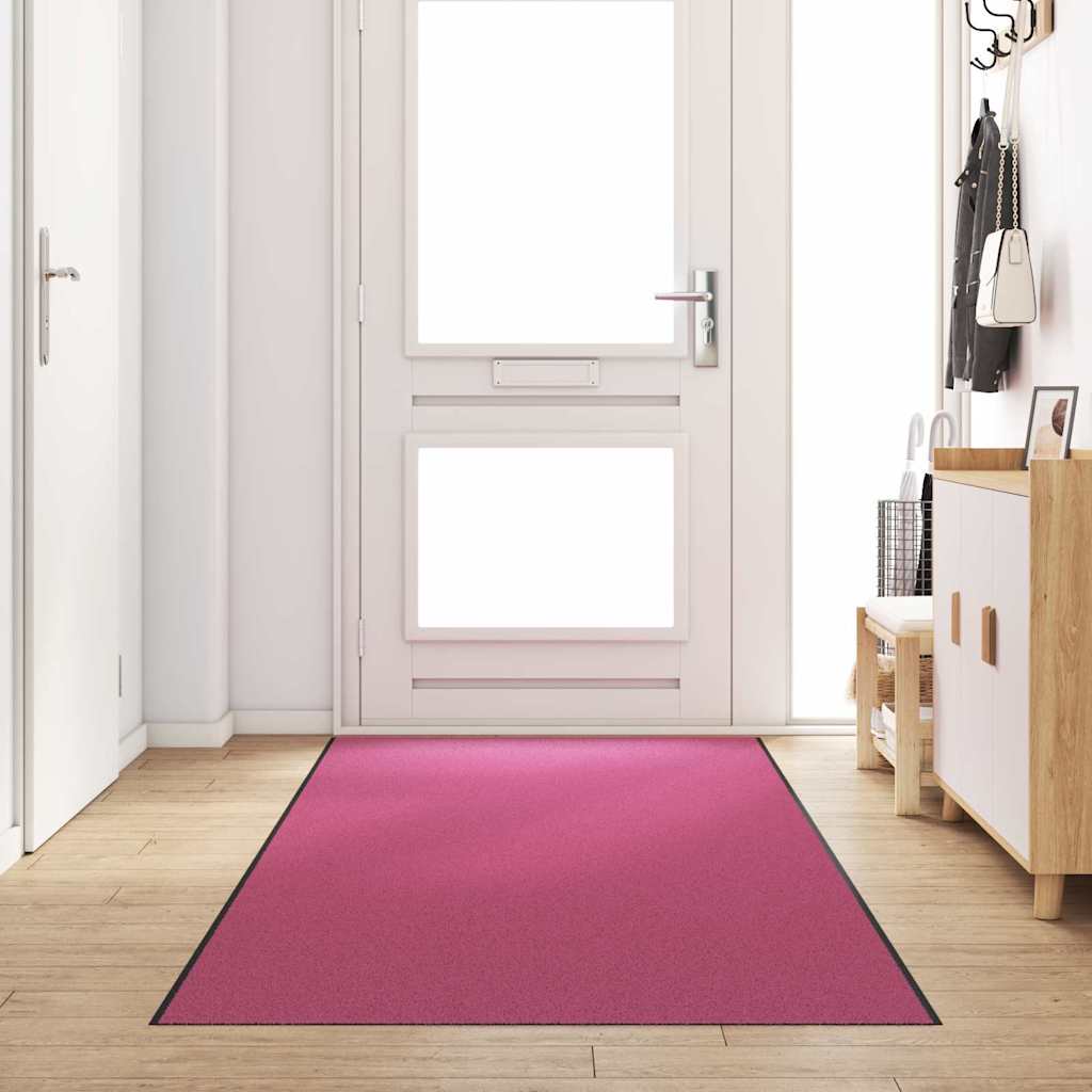 Tappetino Rosa e Nero 120 x 350 cm 100% Poliammide