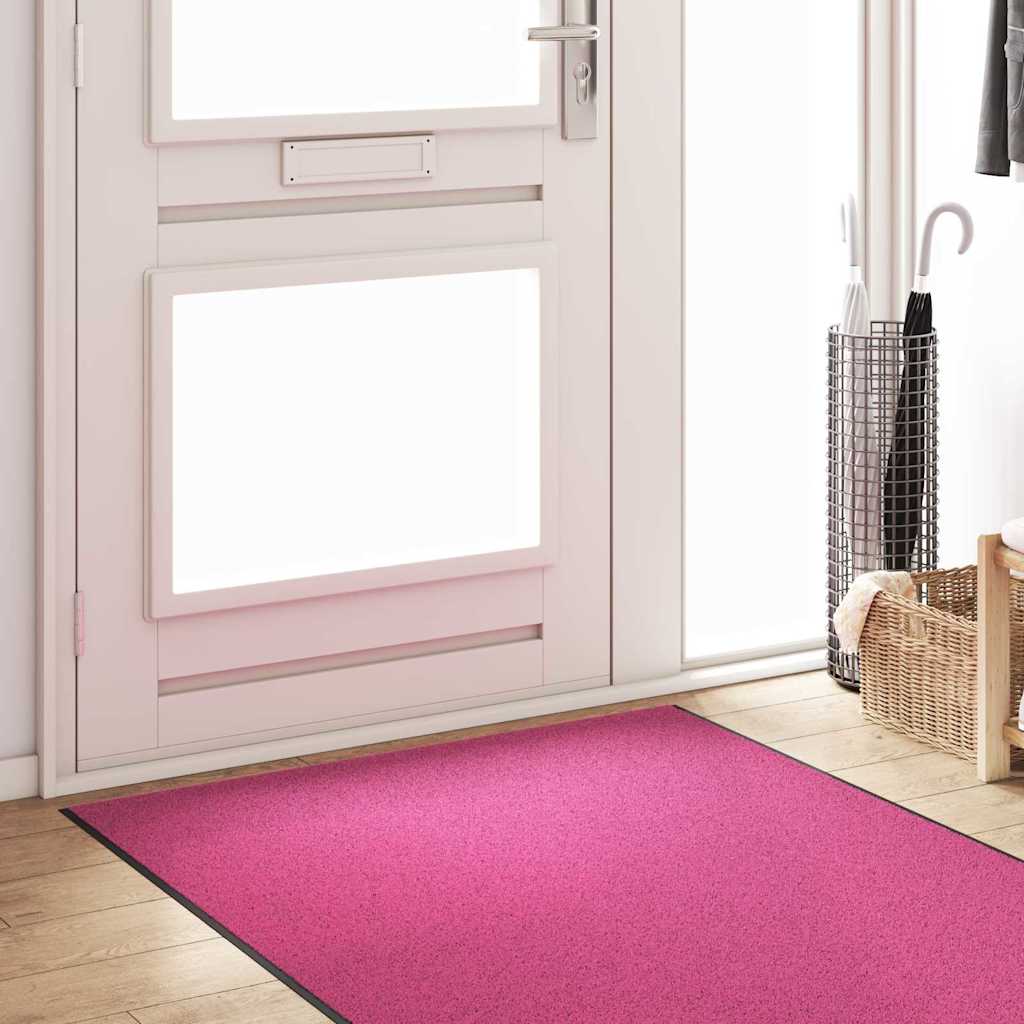 Tappetino Rosa e Nero 120 x 350 cm 100% Poliammide