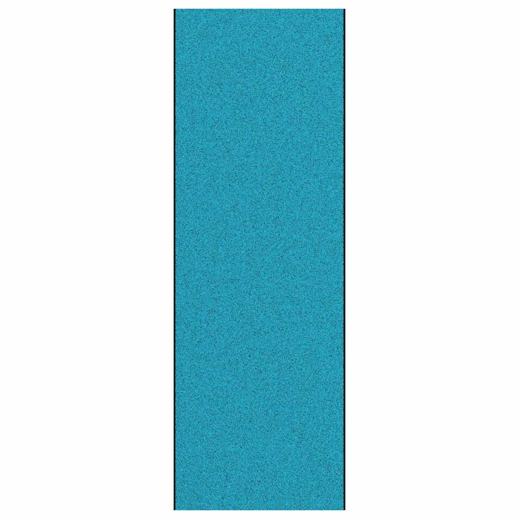 Tappetino Ciano e Nero 120 x 350 cm 100% Poliammide