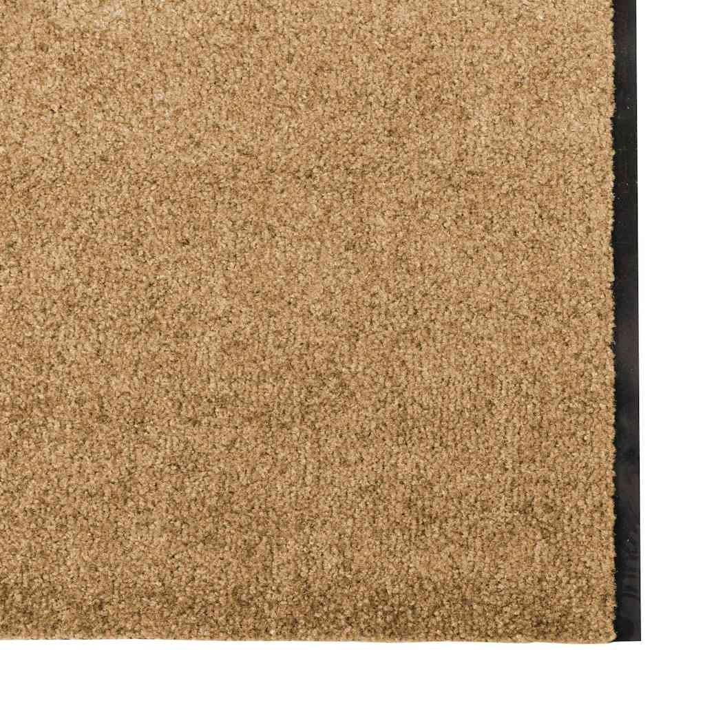 Tappetino Altro Crema e Nero 120 x 400 cm Poliammide e PVC