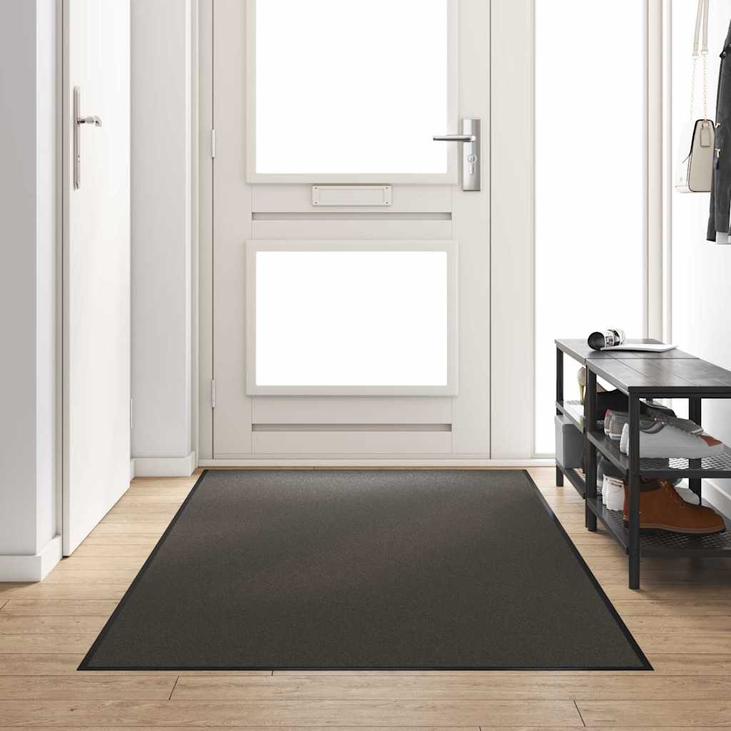 Tappetino Antracite e Nero 120 x 300 cm 100% Poliammide