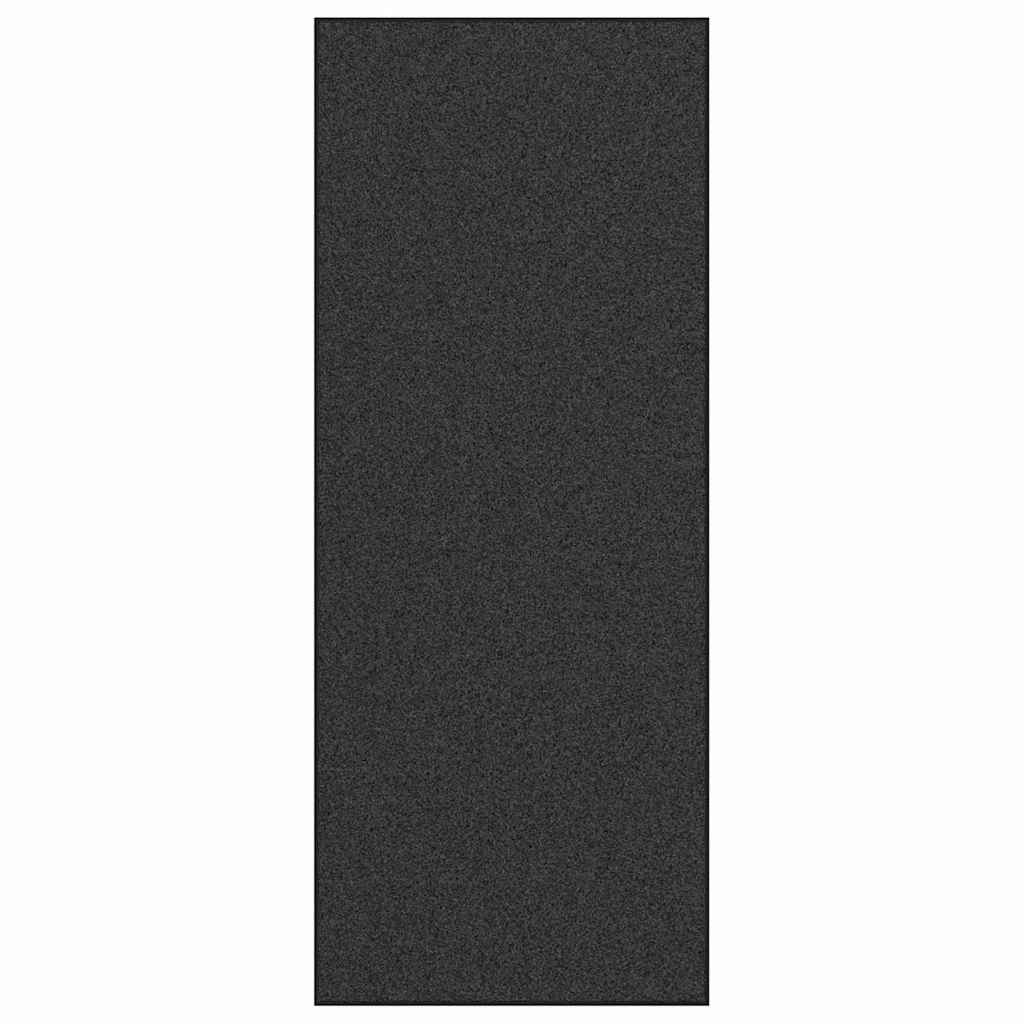Tappetino Antracite e Nero 120 x 300 cm 100% Poliammide