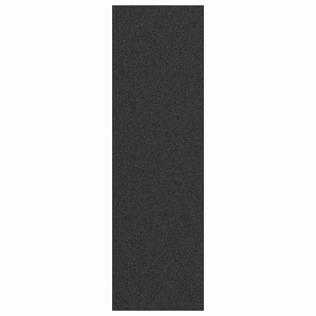 Tappetino Antracite e Nero 120 x 400 cm 100% Poliammide