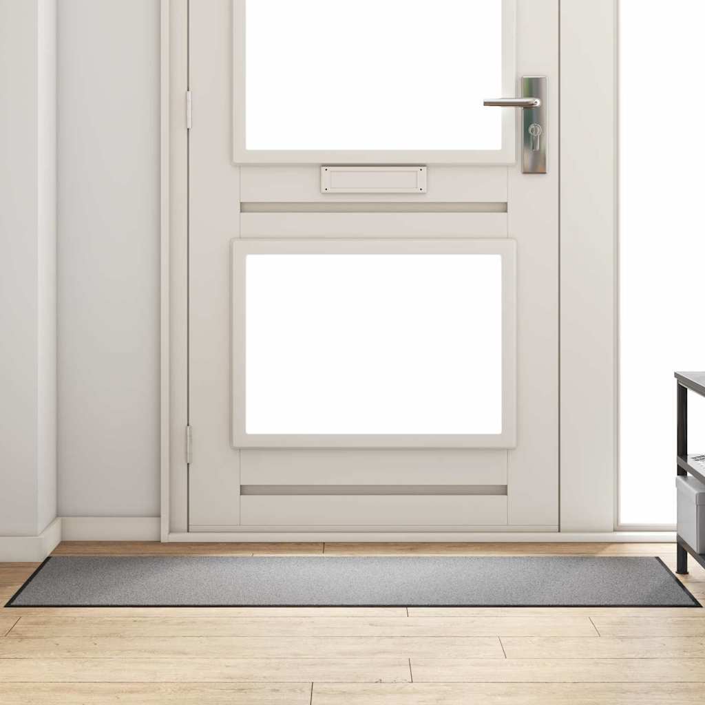 Tappetino Grigio e Nero 60 x 180 cm 100% Poliammide