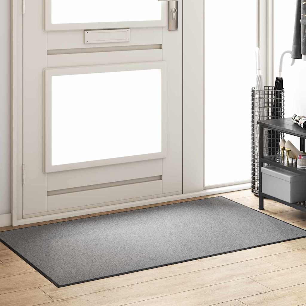 Tappetino Grigio e Nero 90 x 150 cm 100% Poliammide
