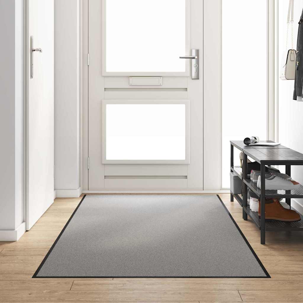 Tappetino Grigio e Nero 120 x 250 cm 100% Poliammide