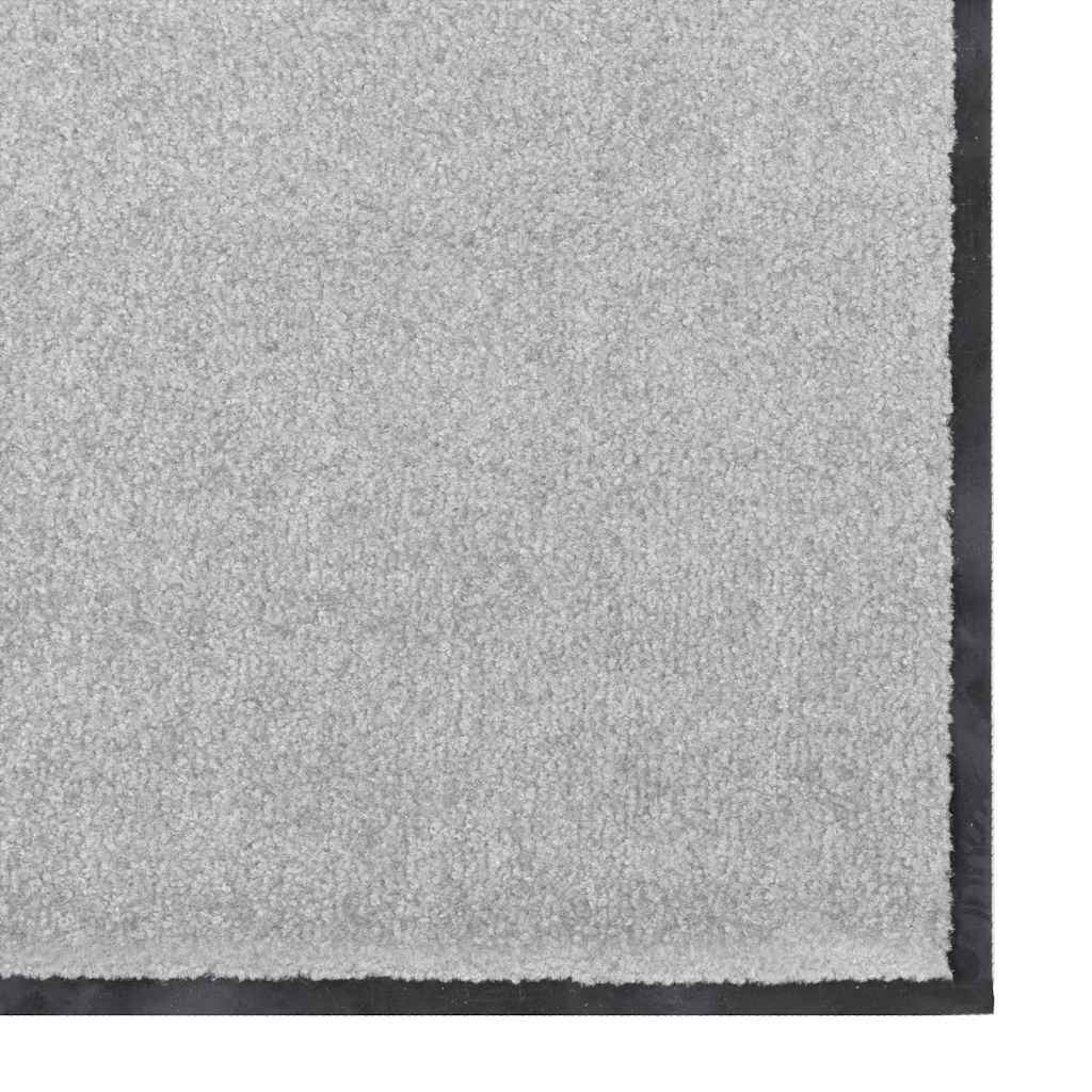 Tappetino Grigio e Nero 120 x 250 cm 100% Poliammide
